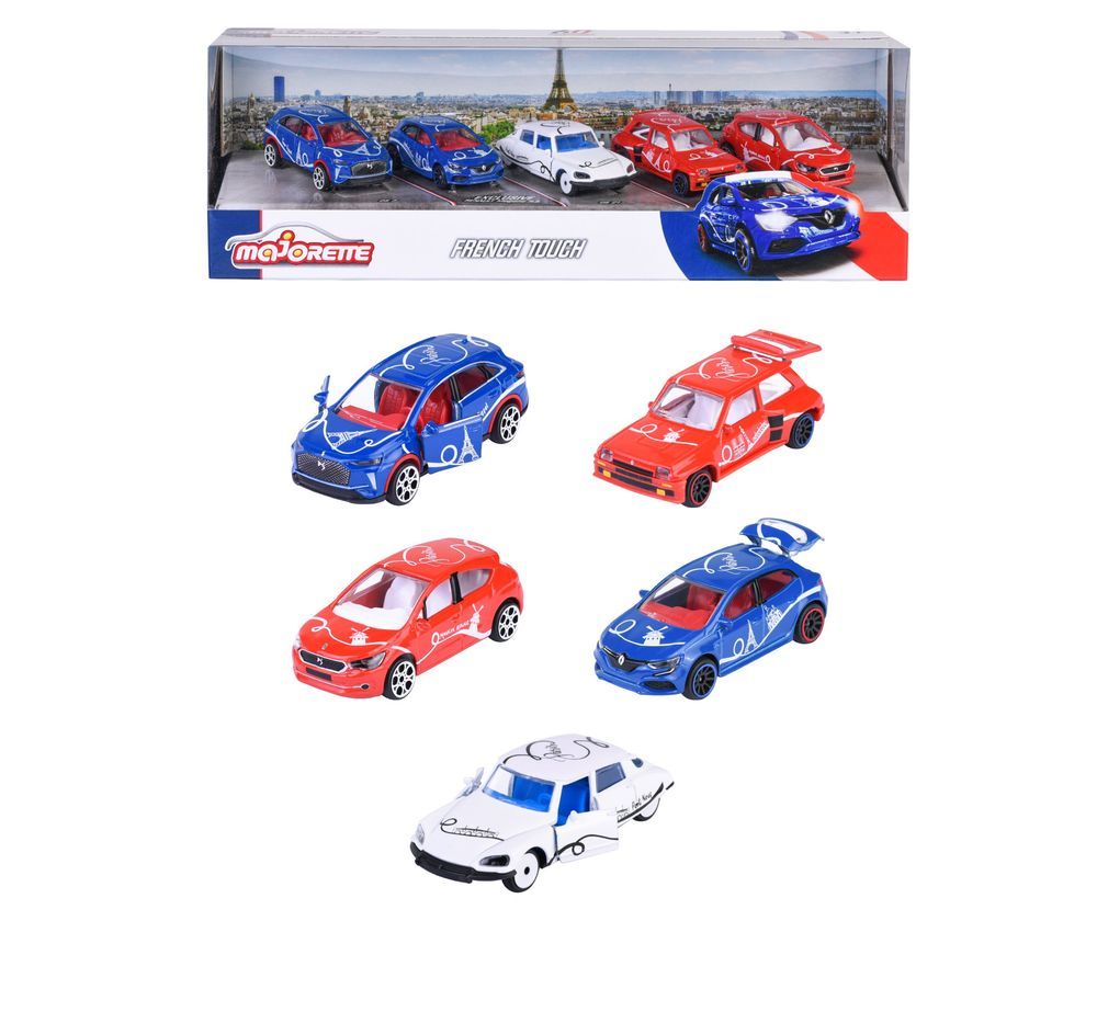 Majorette - French Touch Die-Cast Vehicle Set - 5 Pcs