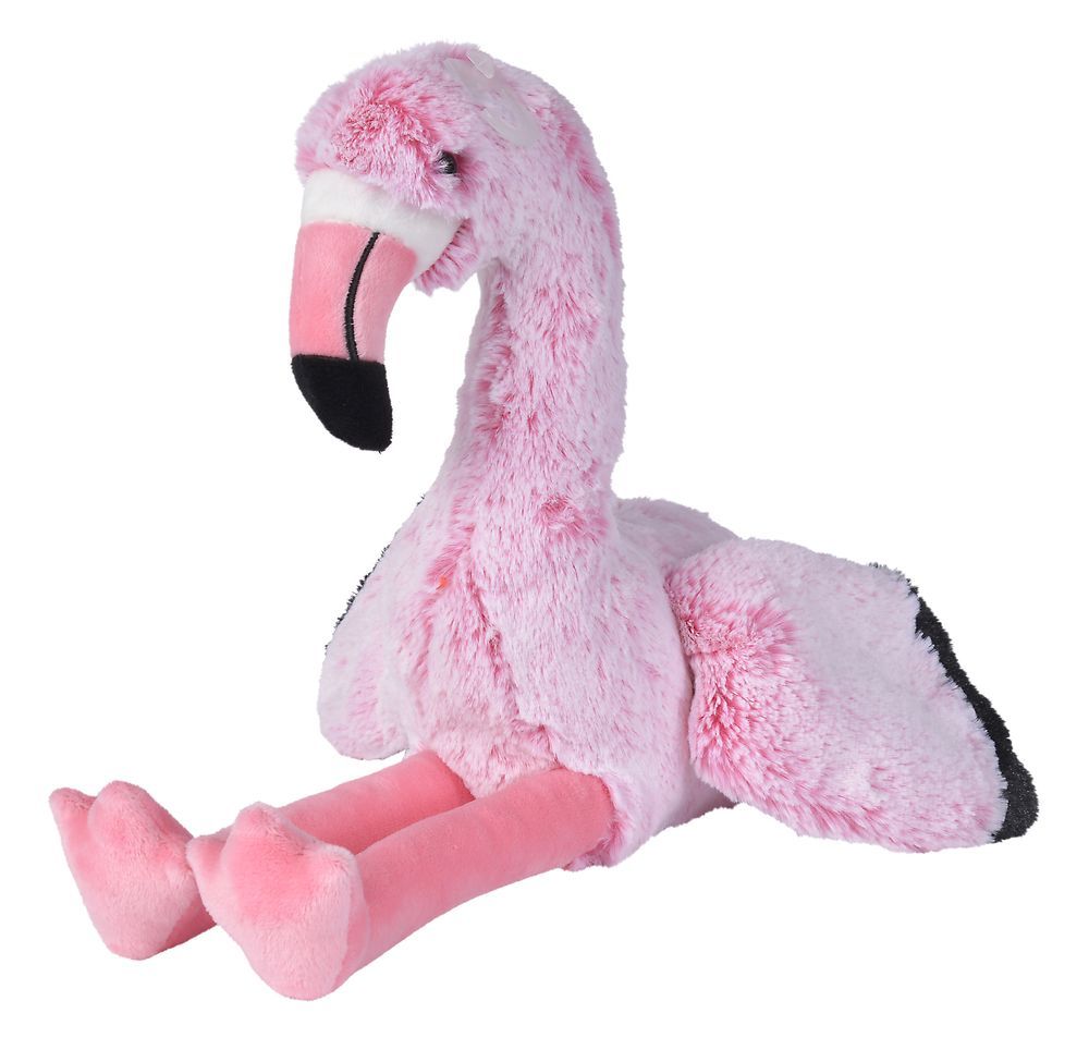 Nicotoy - Plush Flamingo With Beans Plush Toy - Pink - 21cm