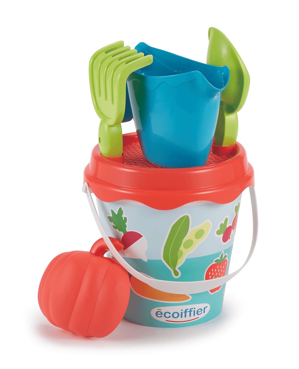 Ecoiffier - Garden Themed Beach Toy Bucket Set - 17 cm