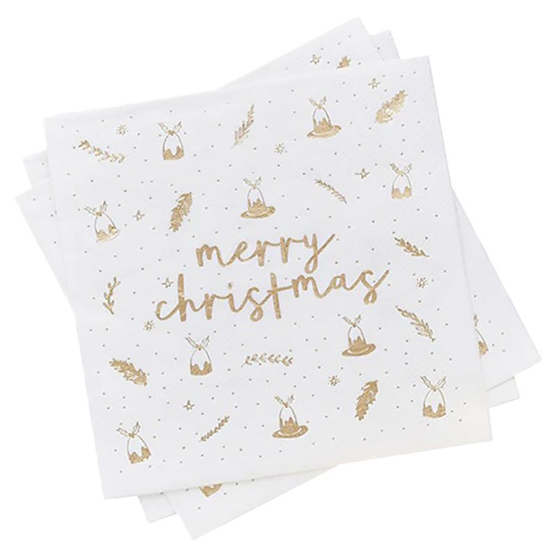 Hootyballoo - Merry Christmas Napkins - 16pcs