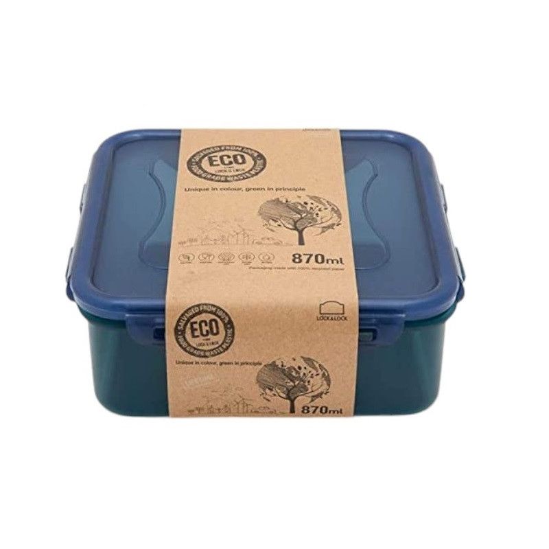 LOCK&LOCK - Eco-Friendly Airtight Microwave Freezer & Dishwasher Safe Food Container - 870ml