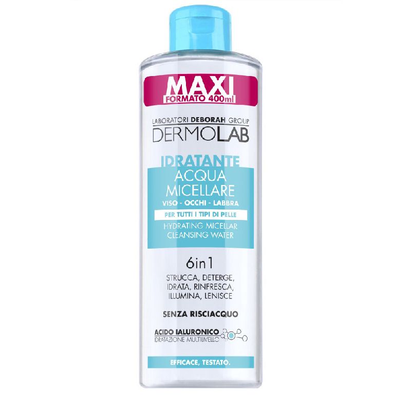 Dermolab - 6-in-1 Hydrating Micellar Cleansing Water - 400 ml