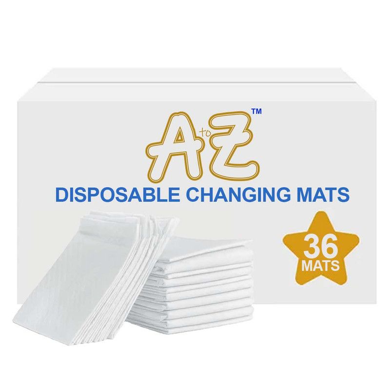 A to Z - Disposable Changing Mat - Pack of 36 - Large - White