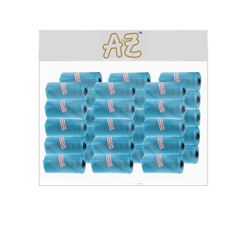 A to Z - Disposable Non-Scented Bag 22 x 32cm - Pack of 30 Count 450 - Blue