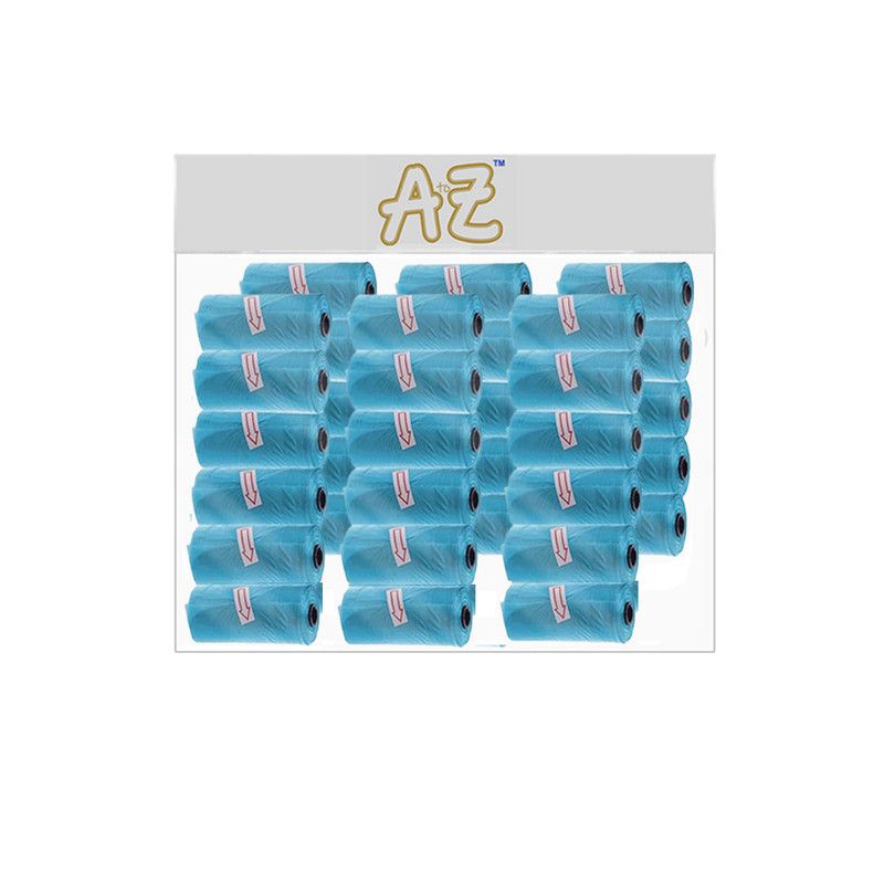 A to Z - Disposable Non-Scented Bag 22 x 32cm - Pack of 36 Count 540 - Blue