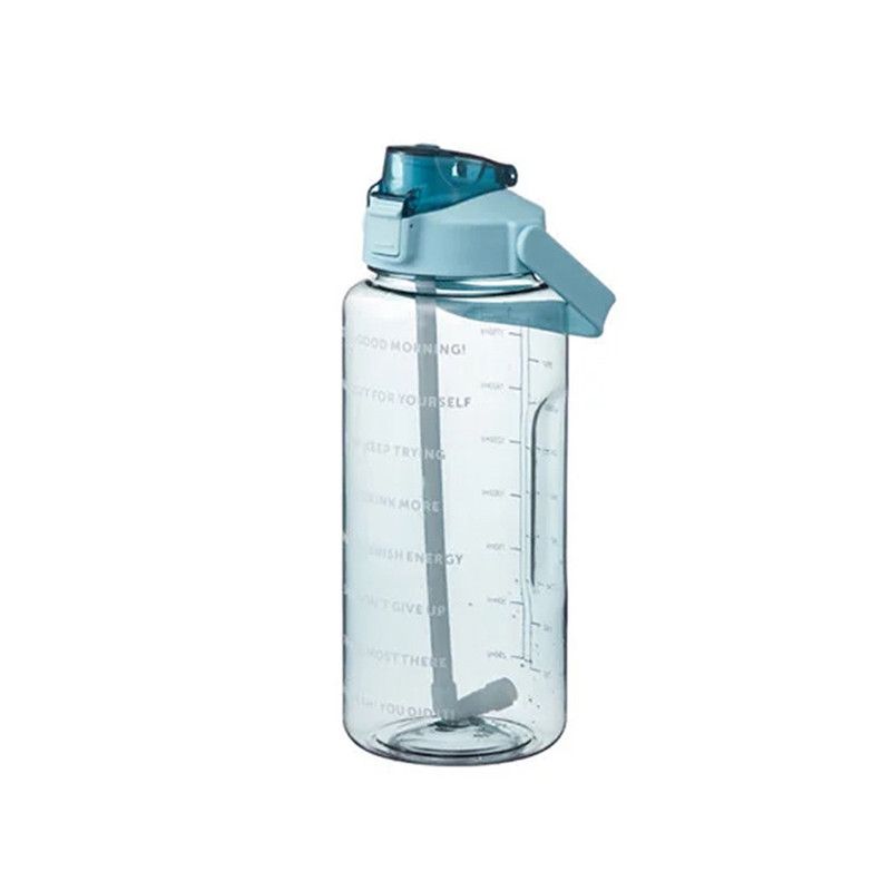 Star Babies - Water Bottle With Motivational Time Markers - Blue - 2 L