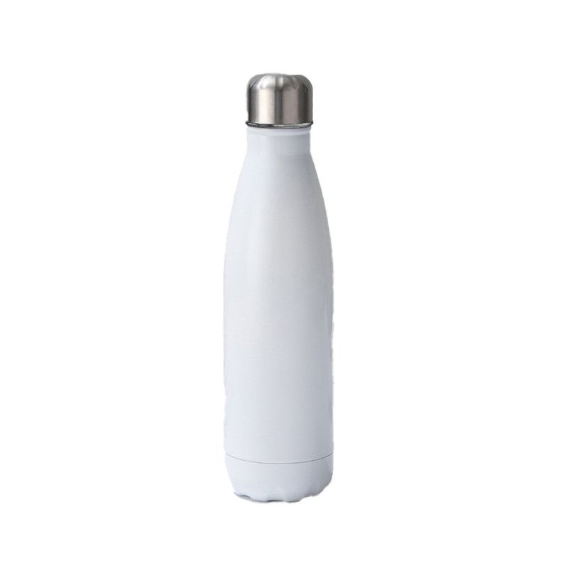 Star Babies - Stainless Steel Vacuum Water Bottle - White - 500 ml