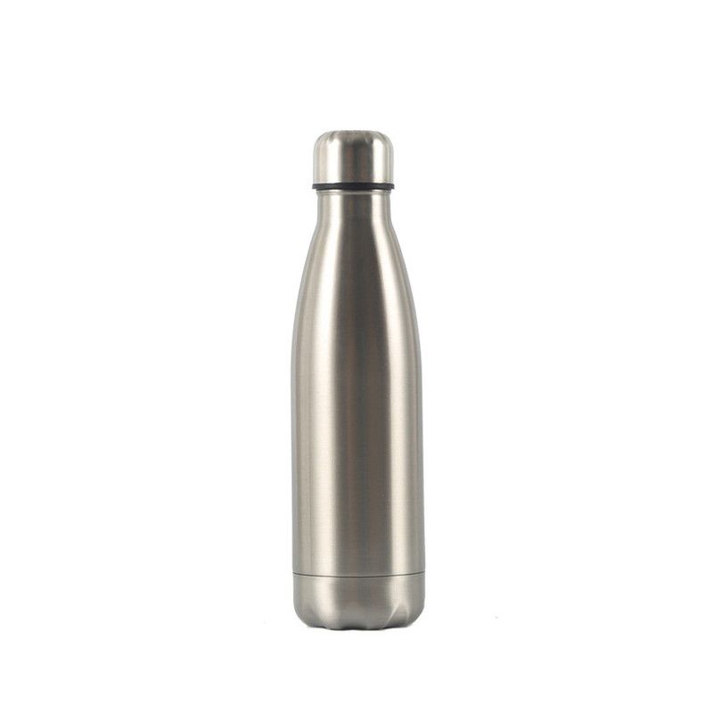 Star Babies - Stainless Steel Vacuum Water Bottle - Silver - 500 ml