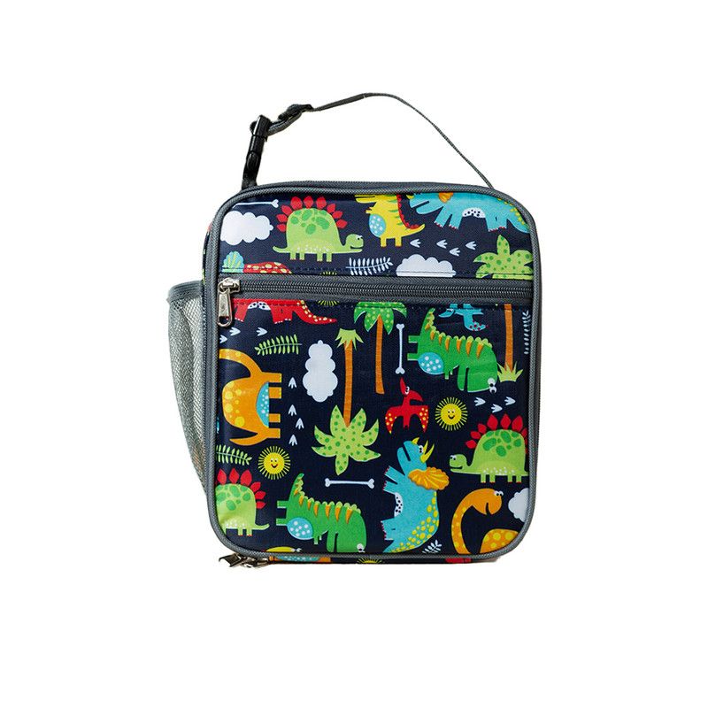 Star Babies - Kids Insulated Reusable Lunch Bag W/ Waterproof Liner - Dinosaur