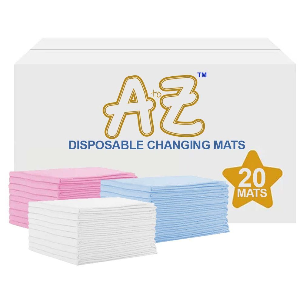 A to Z - Disposable Changing Mats - 45 x 60 cm - 20pcs - Rainbow