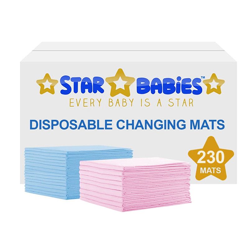 Star Babies - Disposable Changing Mats - Multicolor - 230 Pcs