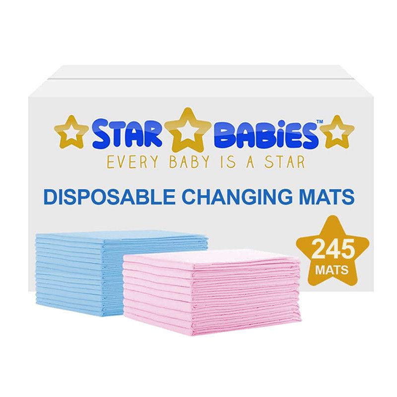 Star Babies - Disposable Changing Mats - Multicolor - 245 Pcs