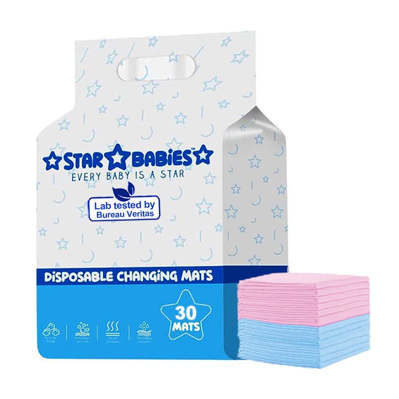 Star Babies - Disposable Changing - Multicolor - 30 Pcs