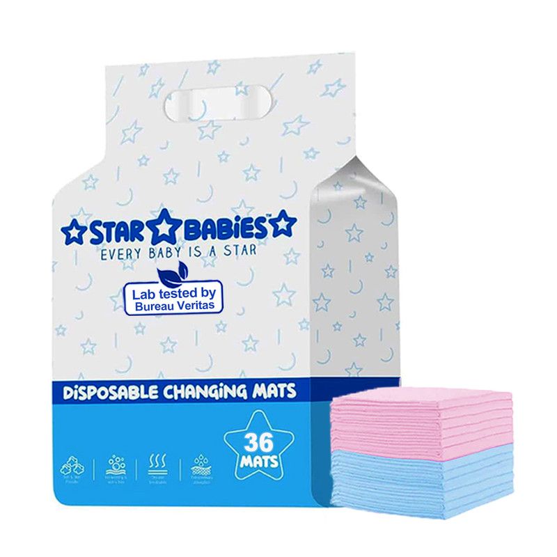 Star Babies - Disposable Changing - Multicolor - 36 Pcs