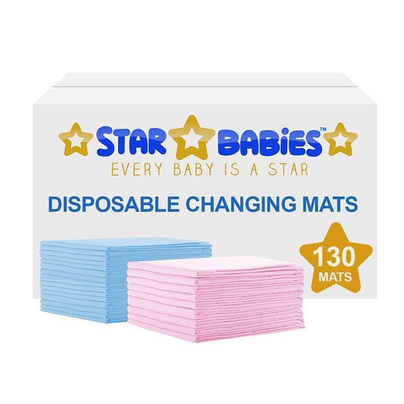 Star Babies - Disposable Changing Mats - Multicolor - 130 Pcs