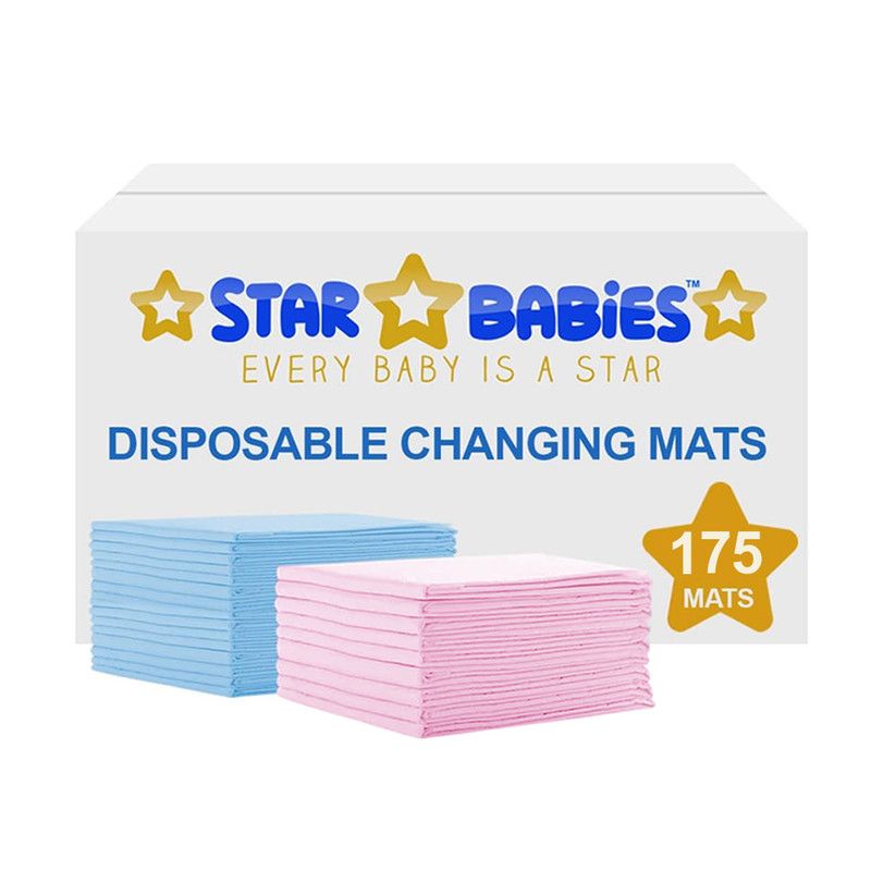 Star Babies - Disposable Changing Mats - Multicolor - 175 Pcs