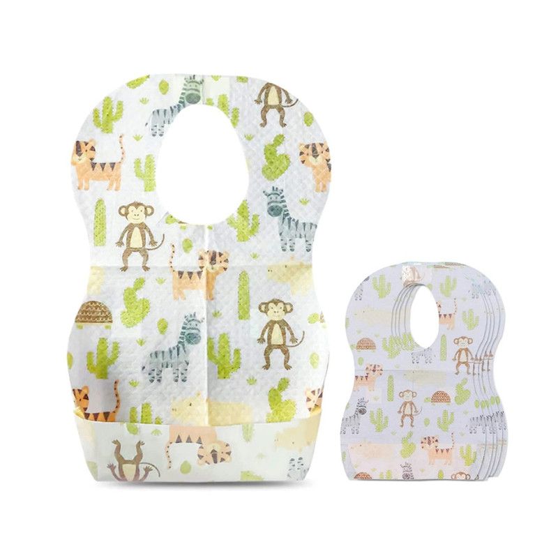 Star Babies - Disposable Bibs - Animal - Pack of 75