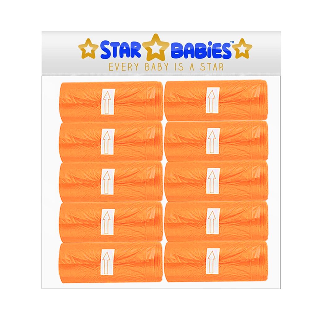 Star Babies - Scented Bags - Orange - Pack of 10 - 150 Pcs