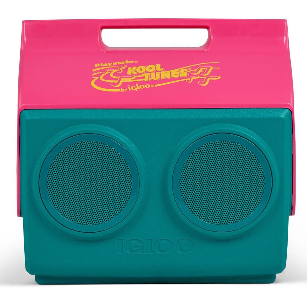 Igloo - Kool Tunes Boombox Playmate Cooler - Green/Pink - 14 L - 5 W