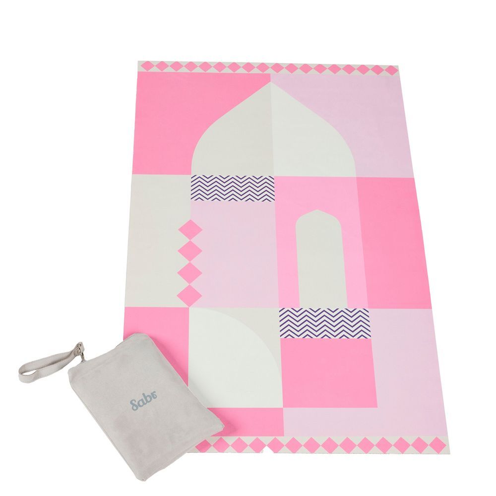 Sabr - Al Ula Compact Prayer Mat - Pink