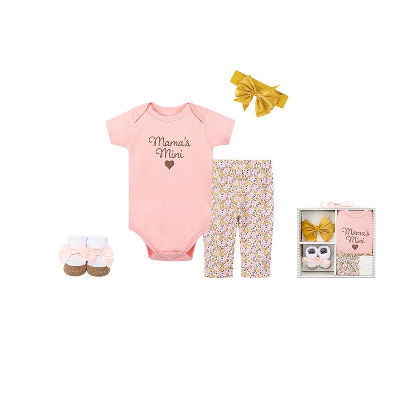 Factory Price - 6pc-Set - Girl's Wear Gift Set - Pink