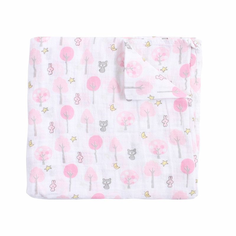 Factory Price - Swaddle Baby Gift Set - Forest Printed