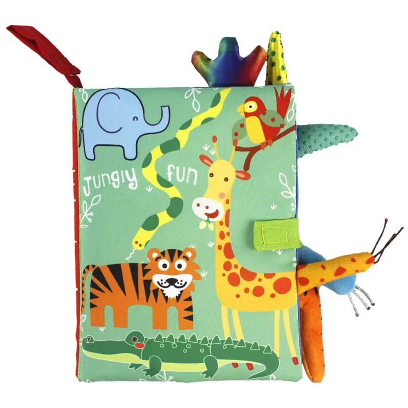 Caden Washable Activity Cloth Book - Jungly Fun