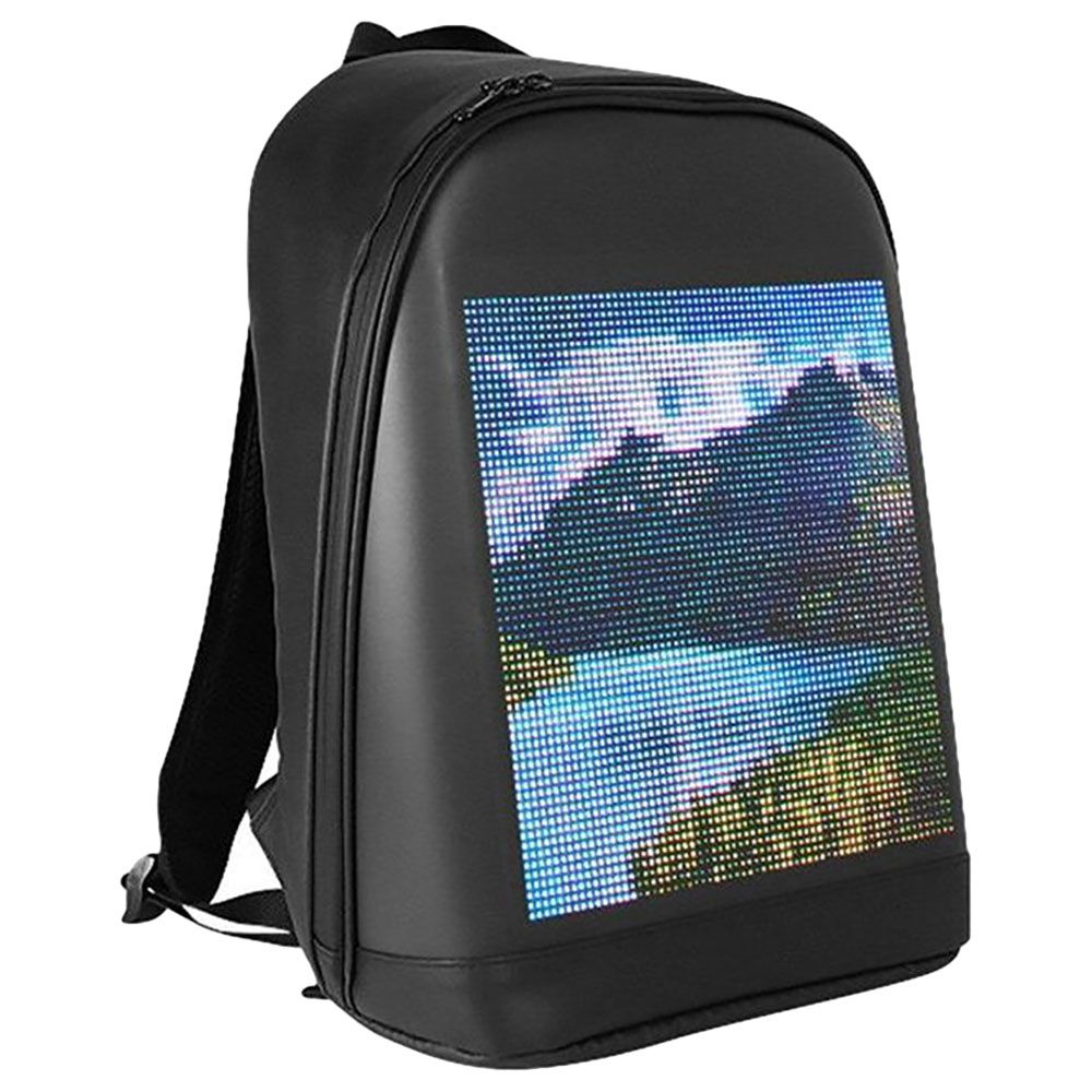 Factory Price - Kiara Smart LED Backpack - Black - 17-Inch