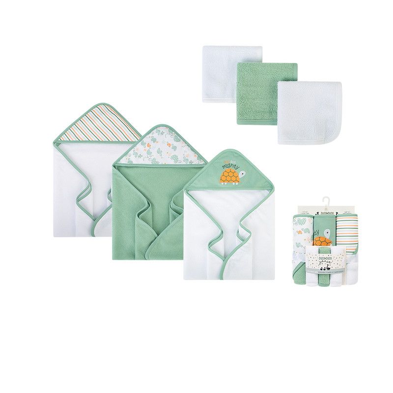 Factory Price - 6 Piece Newborn Bath Towel Gift Set E