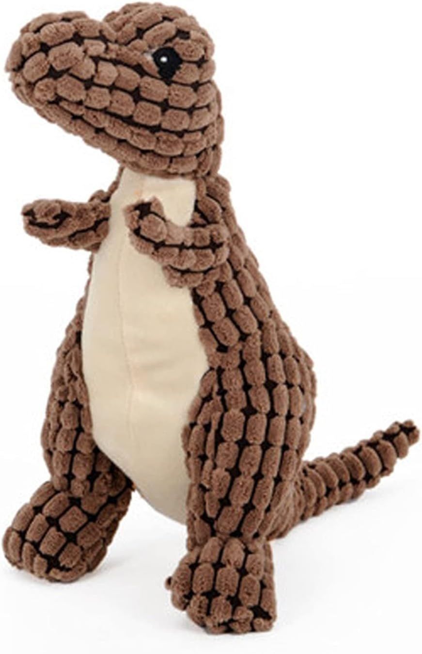 Nutrapet - Plush Pet Dinosaur Dog Toy - Style May Vary - 1 Pc