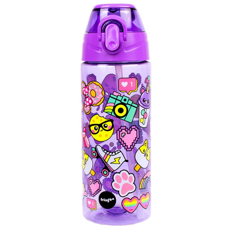 Fringoo - Leakproof Water Bottle - Rainbow Smile