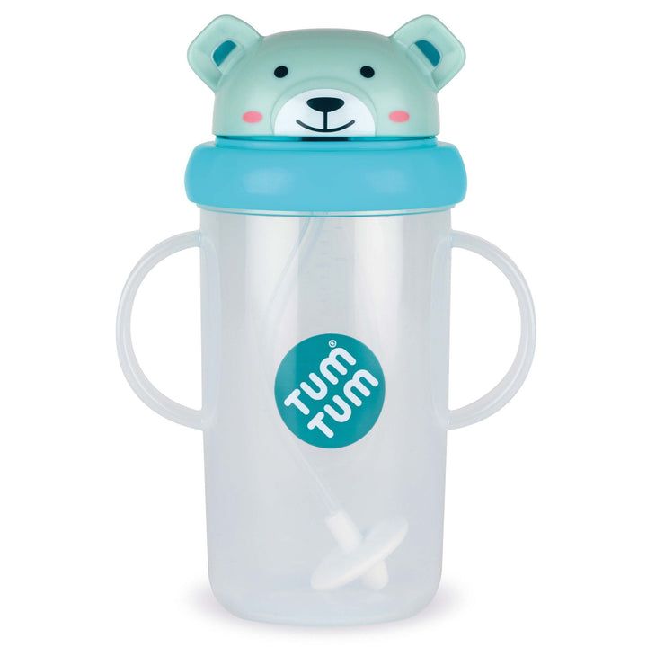 Tum Tum - Series 3 Tippy Up Cup With Straw - Teal - 300 ml