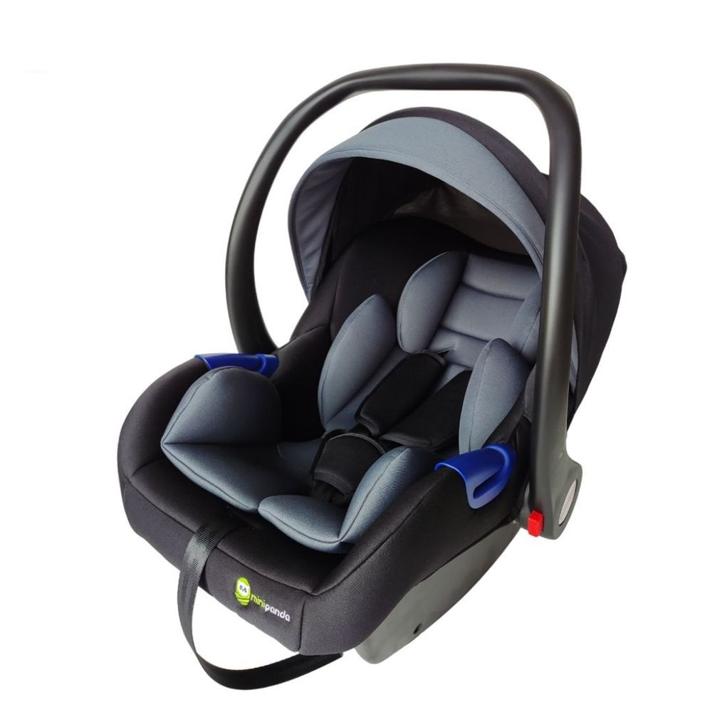 Mini Panda - Ava Tiny Travel Car Seat - Ebony