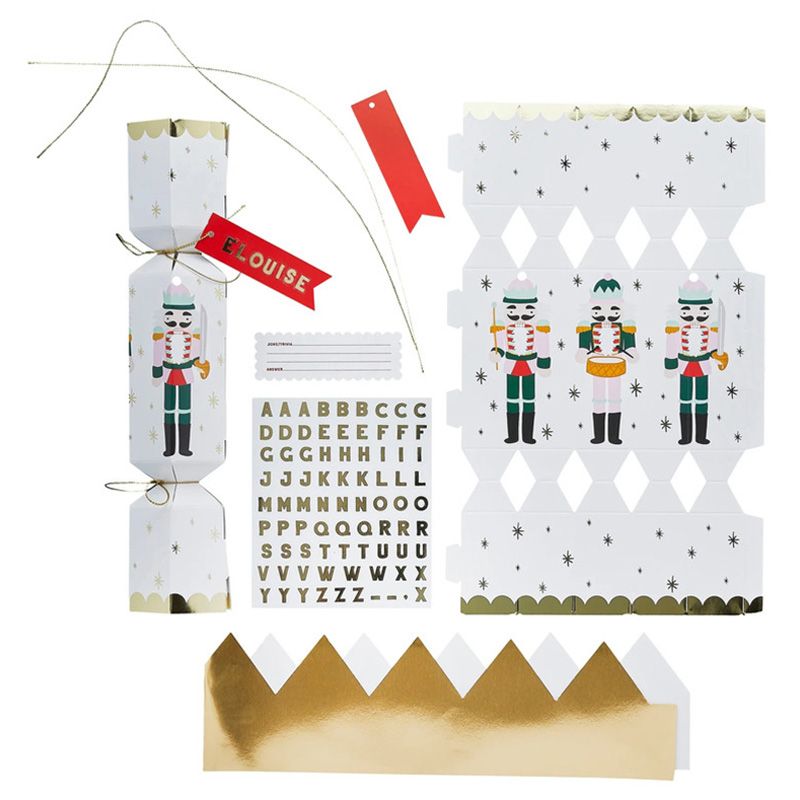 Hootyballoo - Diy Nutcracker Personalisable Fill Your Own Christmas Crackers - 6pcs