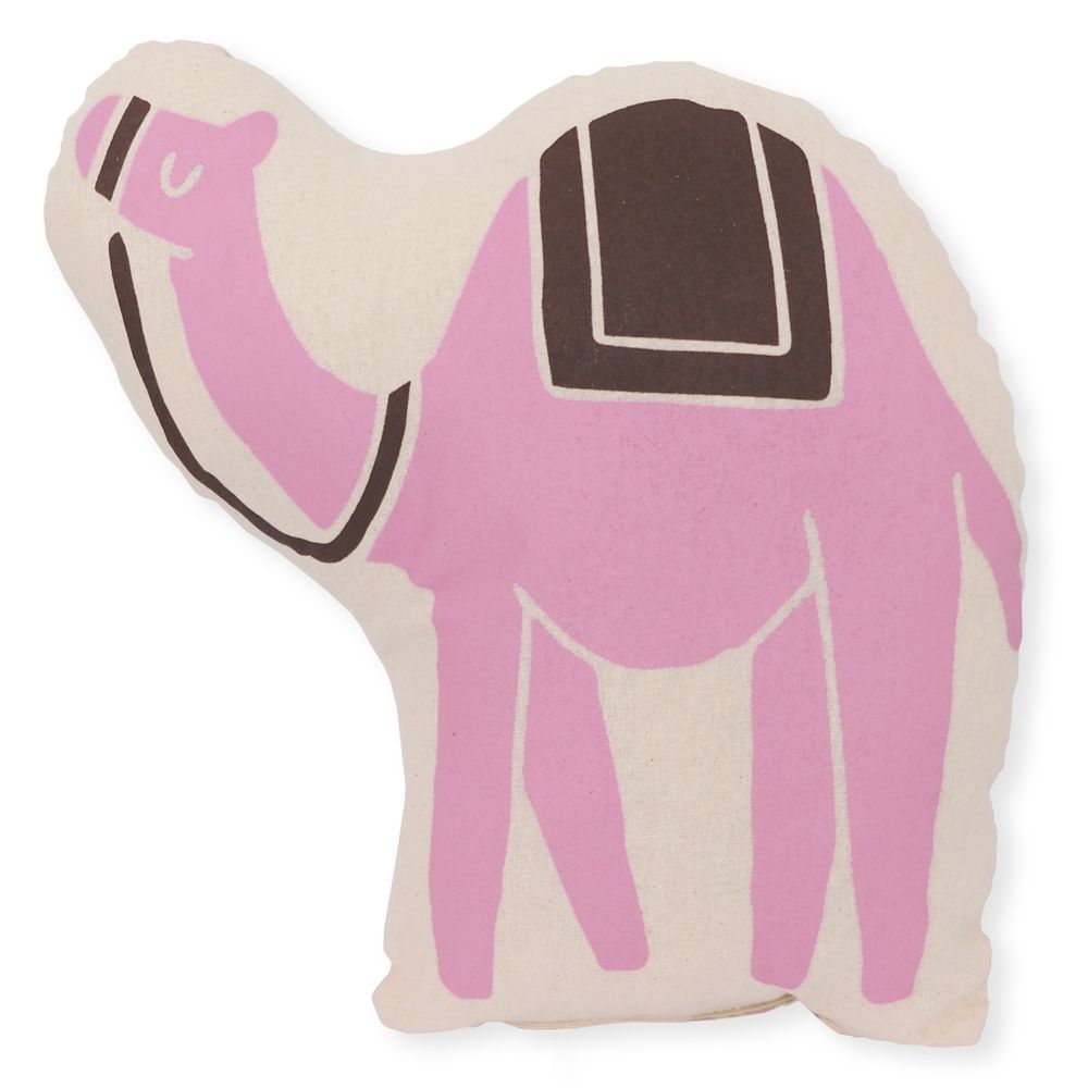 Little Majlis - Character Cushion Bedouin Camel - Pink