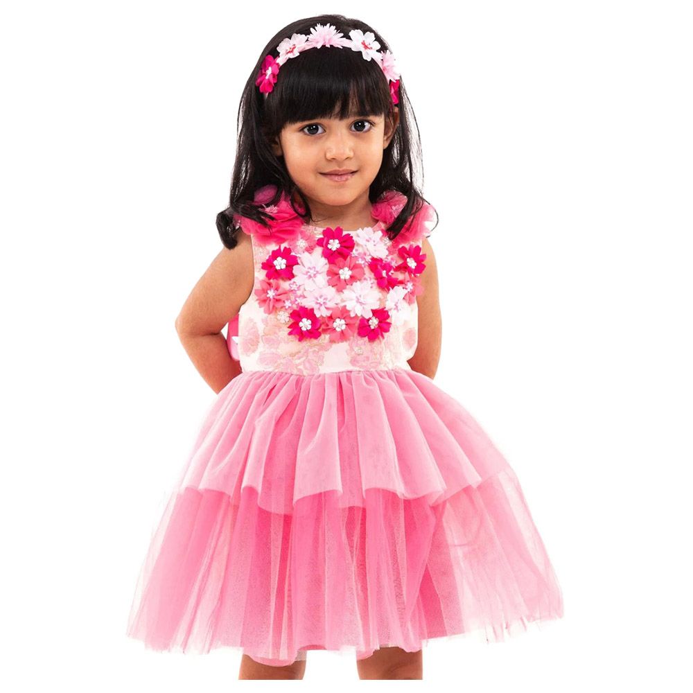 A Little Fable - Esther Dress - Pink