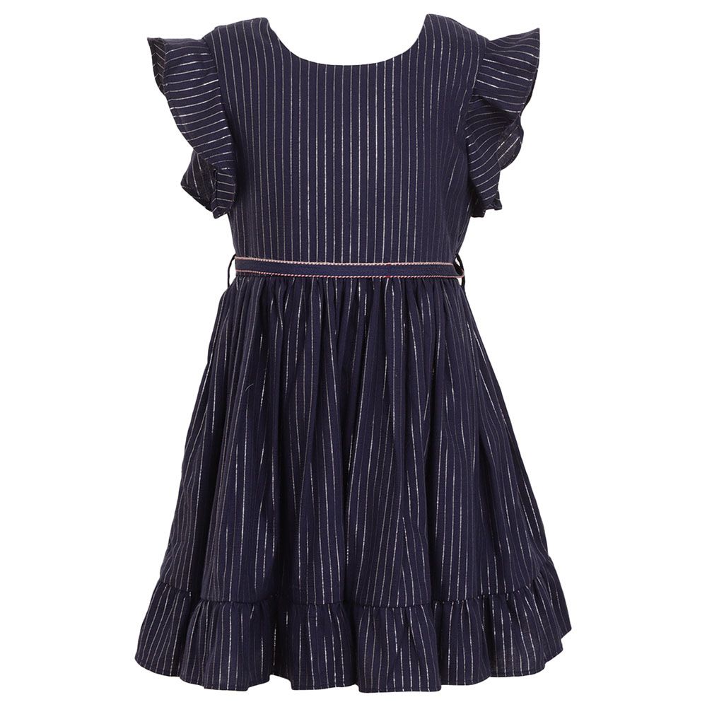 A Little Fable - Flutter Dress - Navy