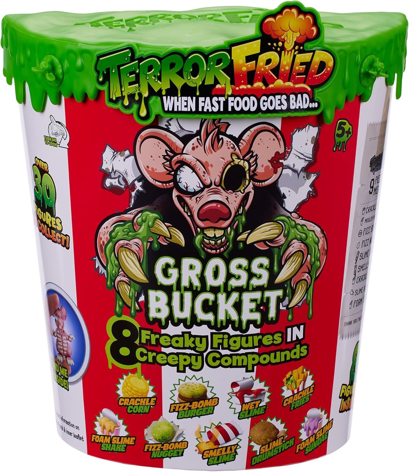 Terror Fried - 08095 Bucket Gross Collectables With Slime