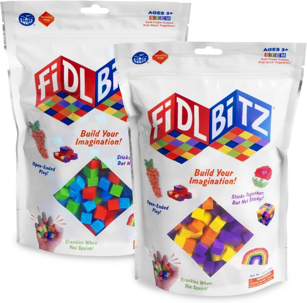 FidlBitz - Bag Of Bitz Revolutionary Cubes Stem Toy - Style May Vary - 1 Pc