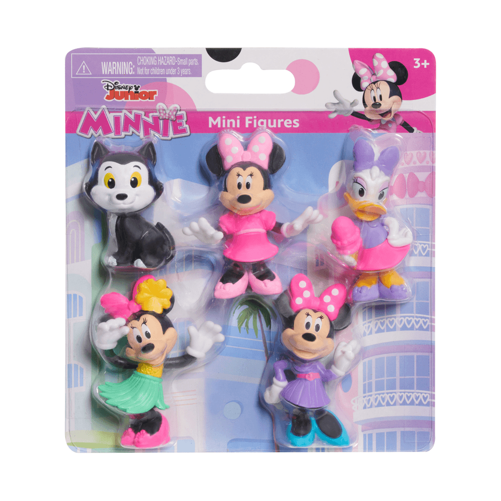 Disney - Minnie Mouse 2.7 Inch (6.8 cm) Collectible Figure Set, 5-Piece Toy Figurines