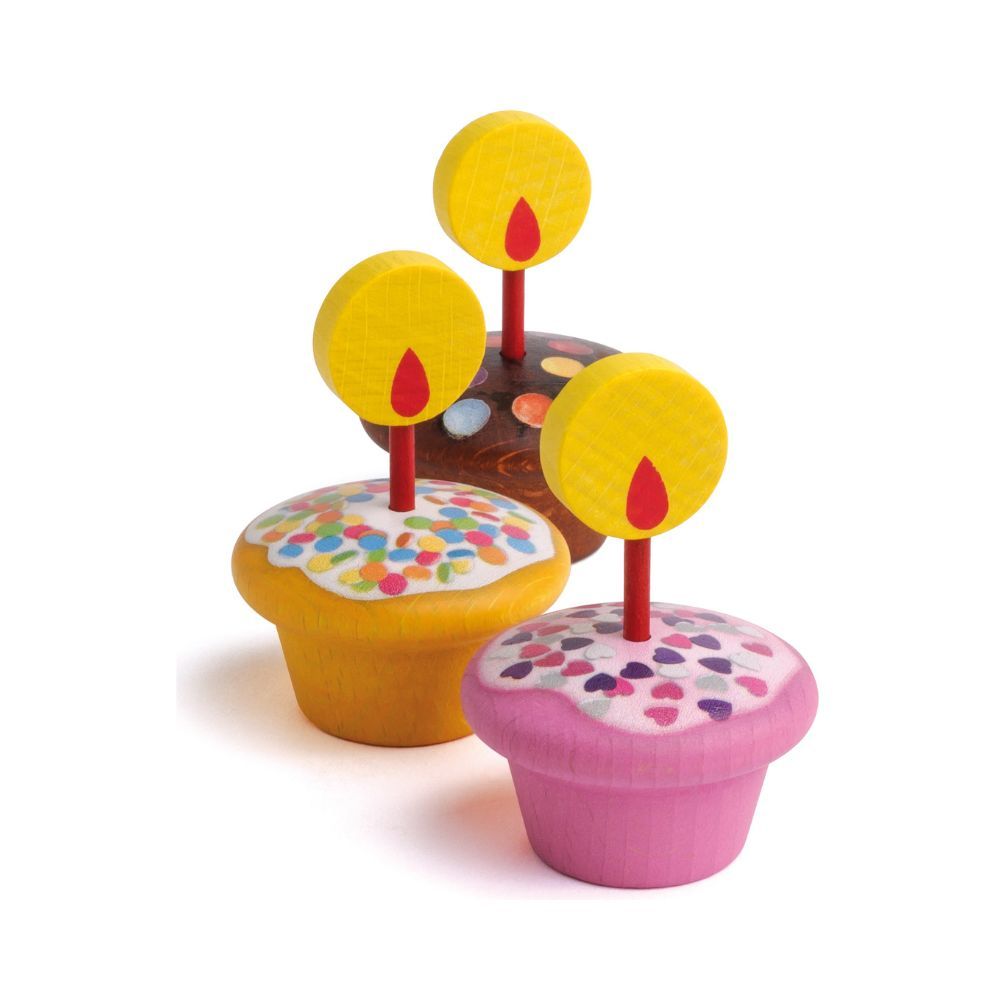 Erzi - Happy Birthday Muffins Play Toy - 9pcs