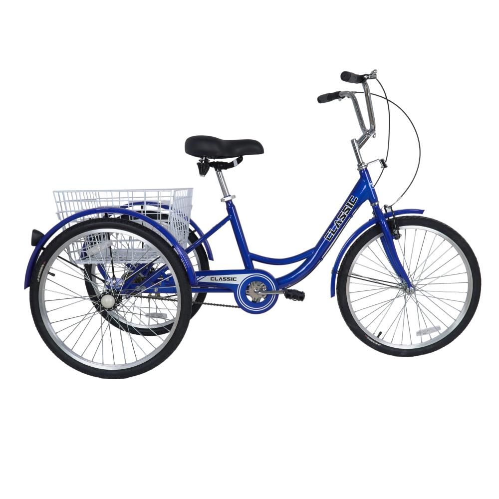 Vaux - Classic Adult Tricycle 24-inch - Blue