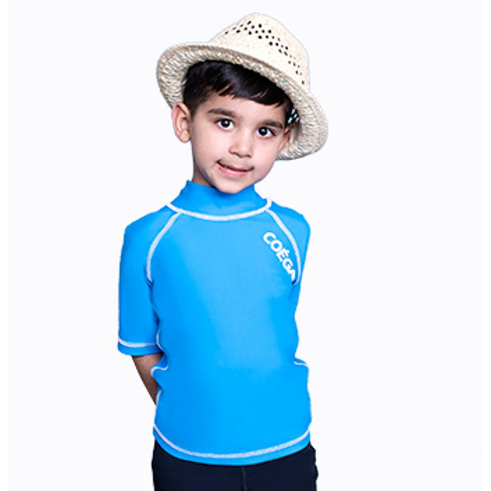 COEGA Sunwear - K Boys Rash Guard - Blue Basic