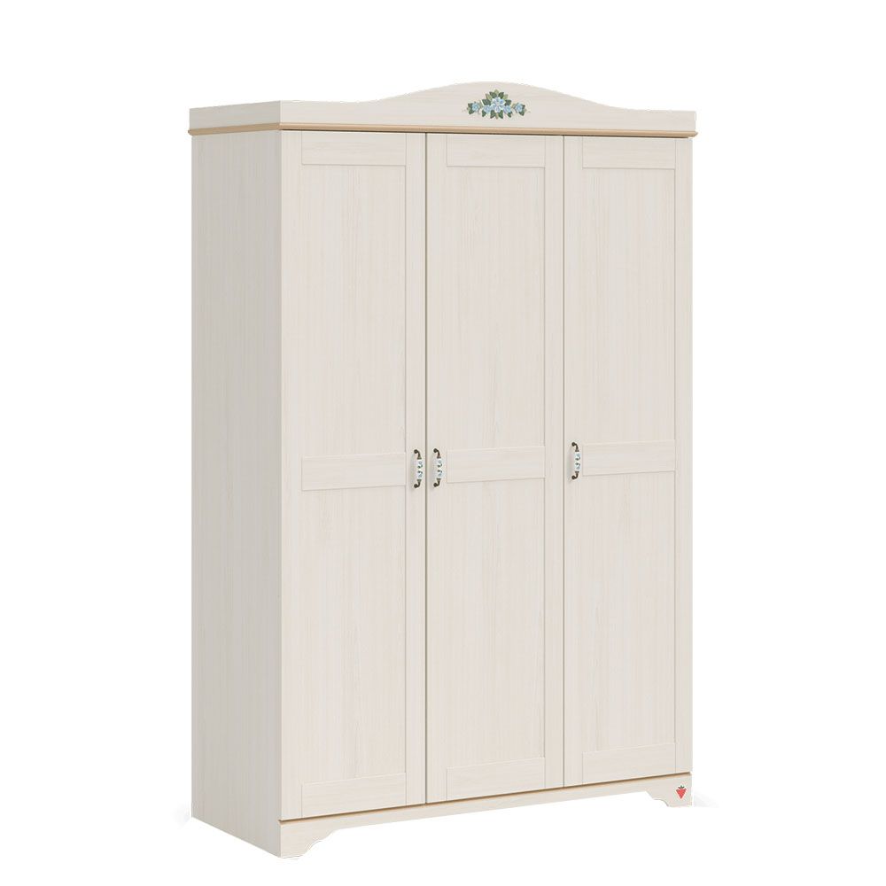 Cilek - Flora 3 Doors Wardrobe - Beige