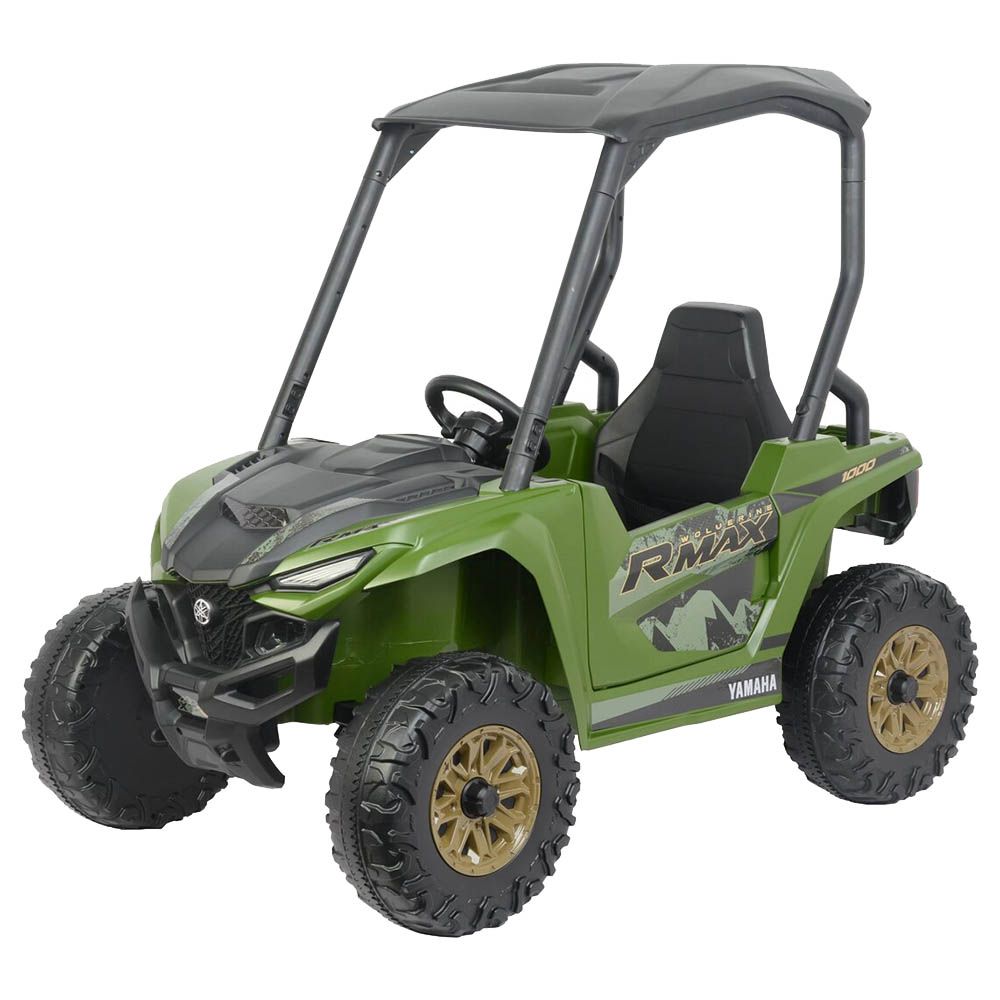 Yamaha - Wolverine Utv Baby Kids Ride-On Car - 12V - Green