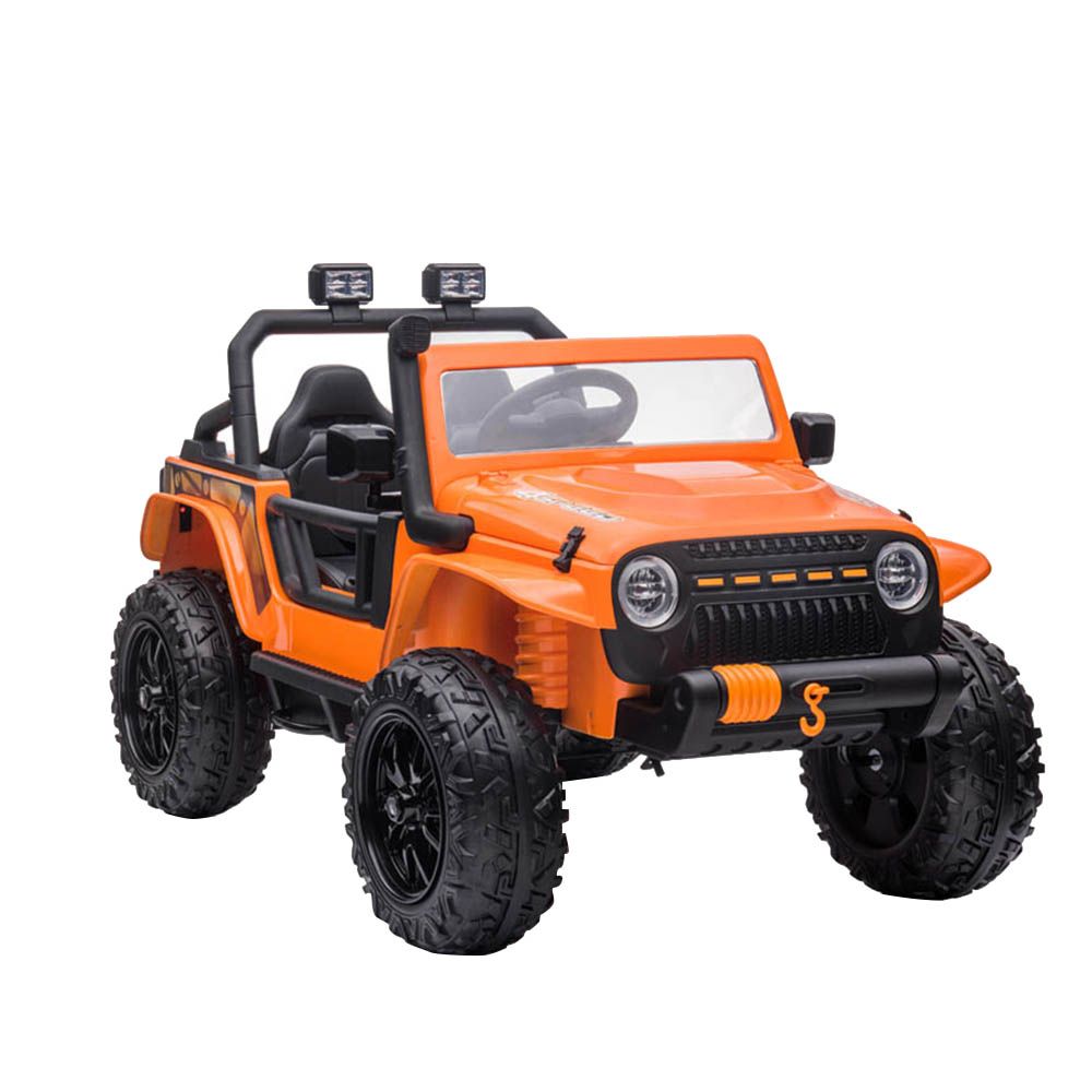 Amsham - Electric Ride-On Jeep For Kids - 12V - Orange