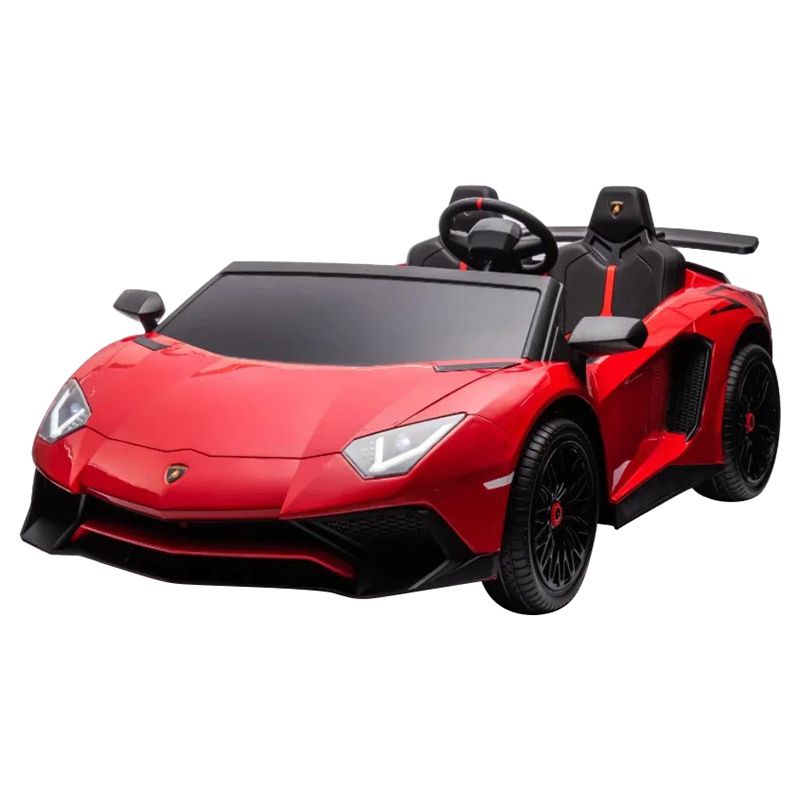 Lamborghini - Licensed Aventador SV Ride-On Car - Red - 24 V