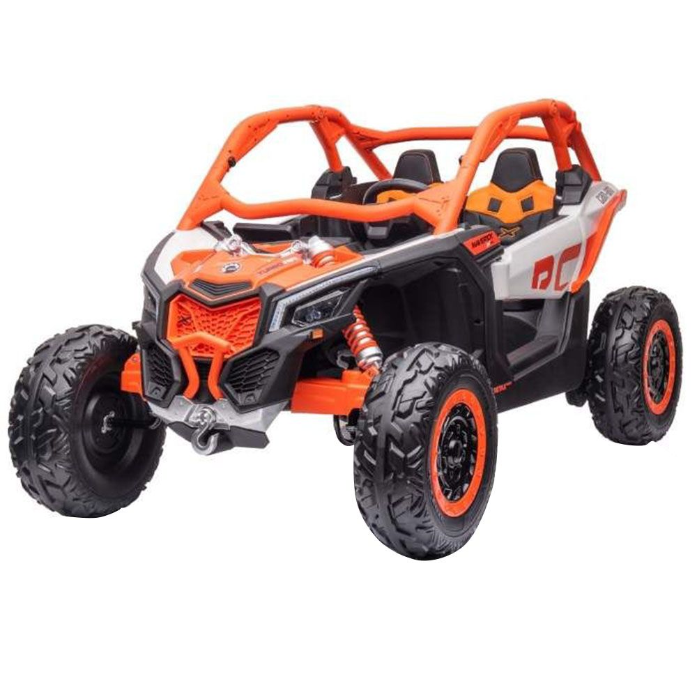 Factual Toys - Can Am Maverick Utv Electric Ride-On Buggy - 24V - Orange