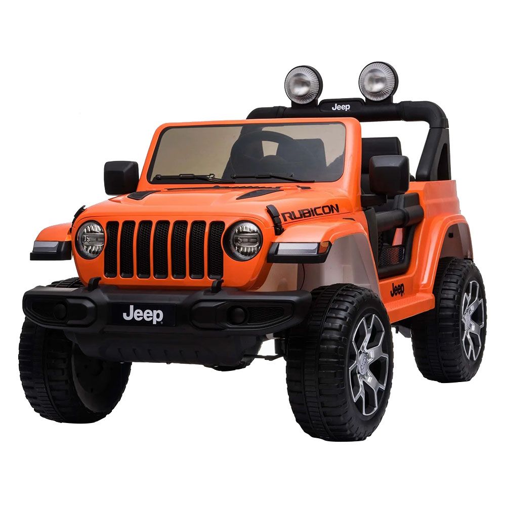 Jeep - Rubicon Licensed Kids Ride-On Jeep - 12V - Orange