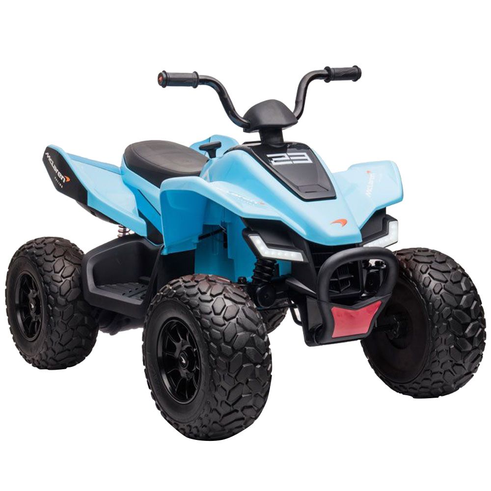 McLaren - 35 Liveries Electric Ride-On Quad Bike - 12V - Light Blue